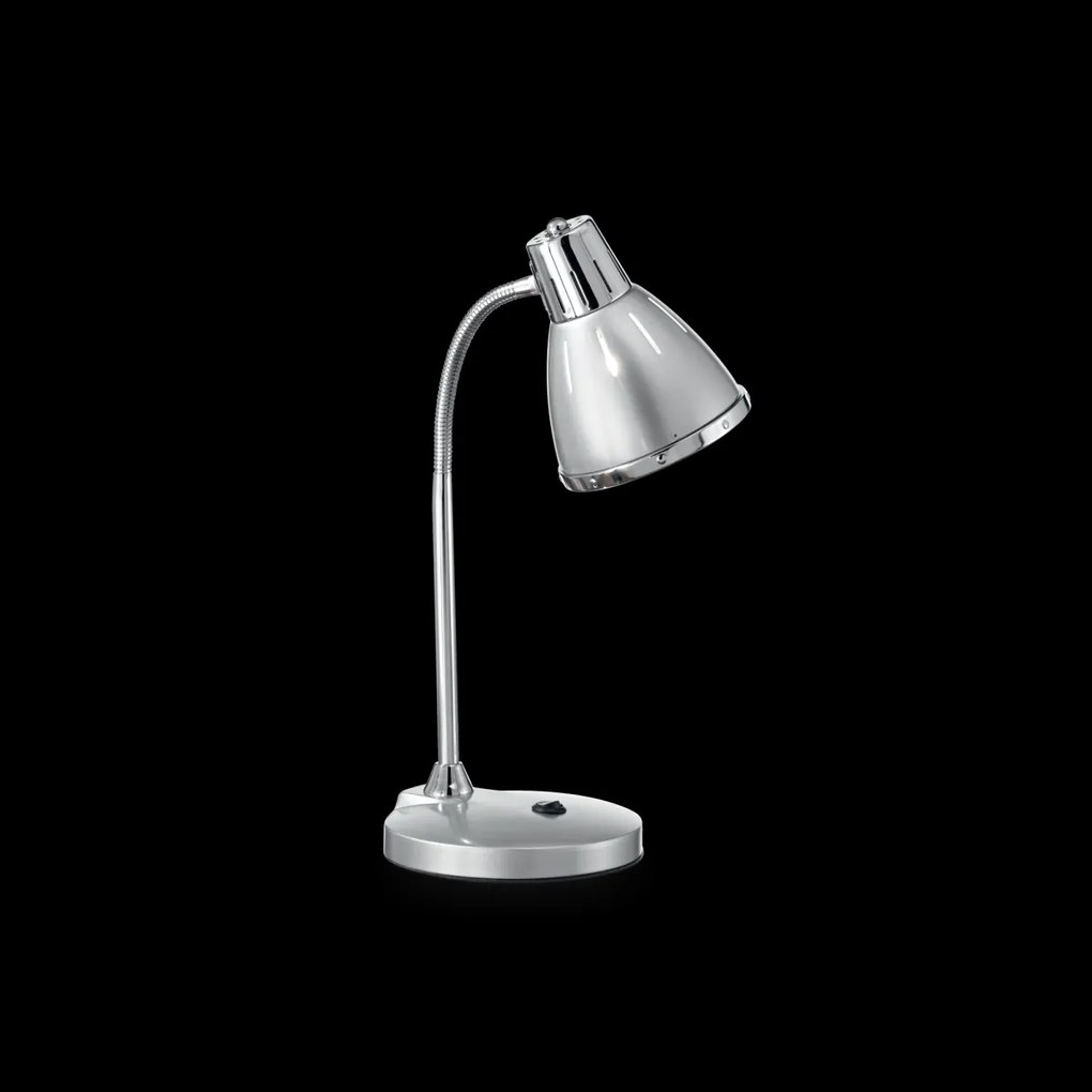Ideal Lux 034416 stolná lampička Elvis Argento 1x60W | E27