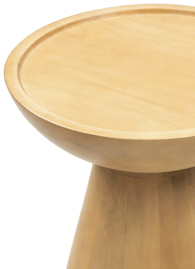 Odkládací stolek Arvika 40 cm z mangového dřeva hnědý