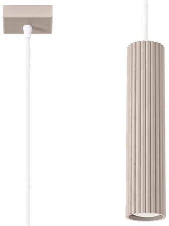 Brilagi - LED luster na lanku CRESTO 1xGU10/10W/230V taupe