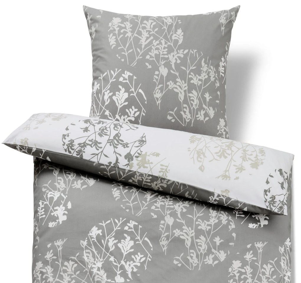 Posteľná bielizeň renforcé, sivá, nadmerná veľkosť