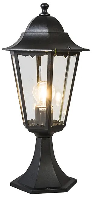 Klasická vonkajšia lampa podstavca čierna 48 cm IP44 - New Orleans