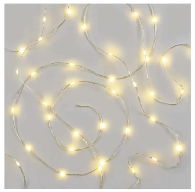 LED Vonkajšia vianočná reťaz 120xLED/17m IP44 teplá biela