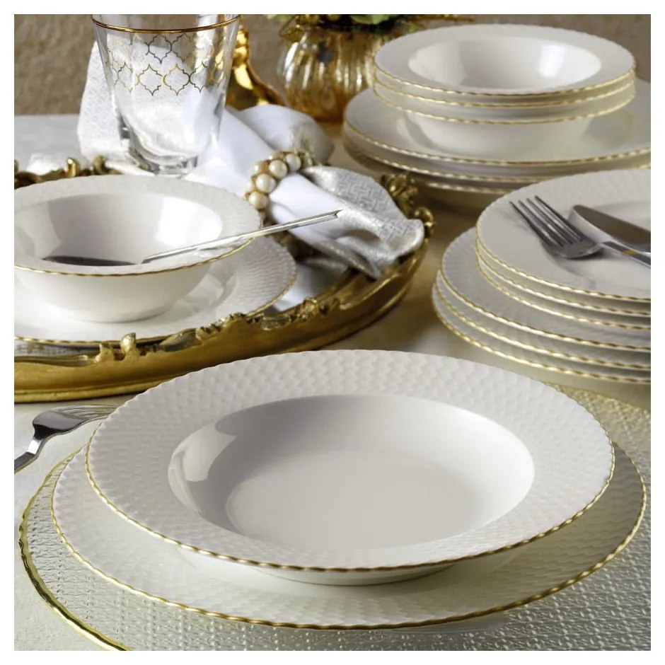 24-dielna súprava porcelánového riadu Kutahya Galla