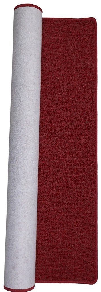 Vopi, Koberec behúň na mieru Astra červená, šíre 120 cm, červená, chodba / predsieň