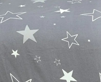 Bavlnené obliečky GREY STAR 140x200 cm
