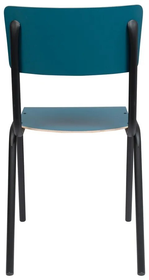 Jedálenské stoličky v súprave 4 ks v petrolejovej farbe Back to school - Zuiver