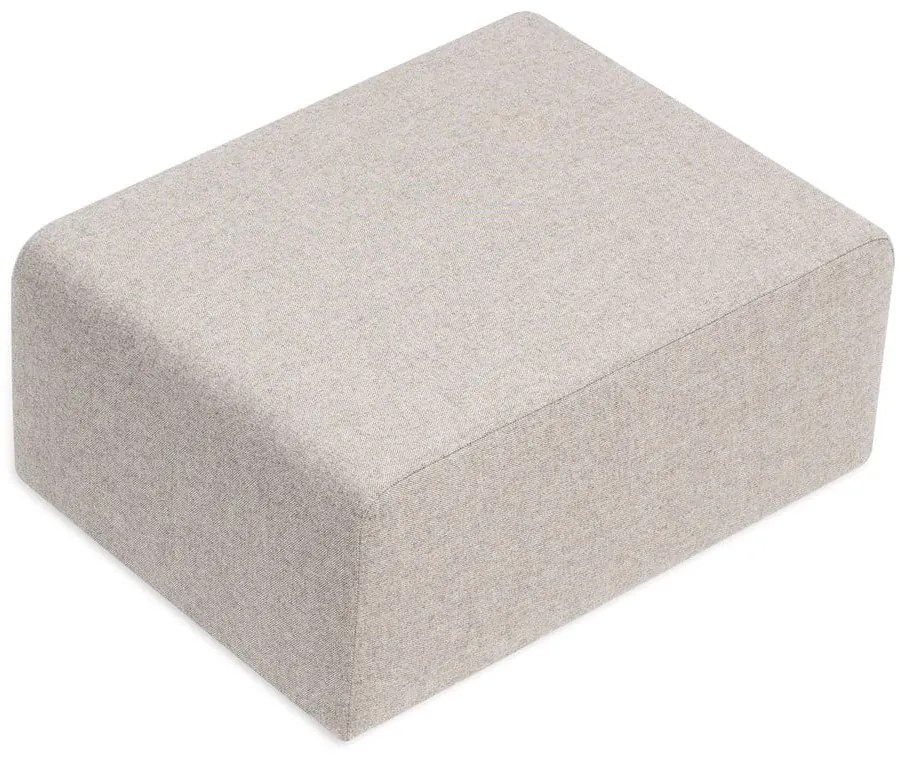 Svetlosivá podnožka zo zmesi vlny a ľanu Hugg - Gazzda