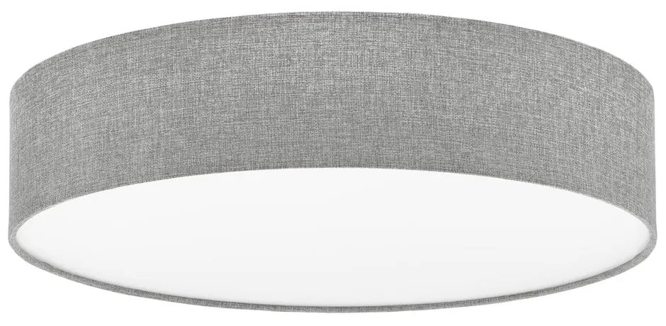 Bielo-sivé stropné svietidlo s textilným tienidlom PASTERI – EGLO