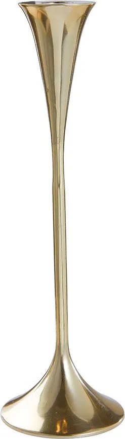 HIGHLIGHT Svietnik na dlhú sviečku 30 cm - zlatá