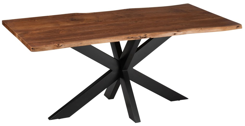 Obdĺžnikový jedálenský stôl s doskou z akáciového dreva Gerard Acacia - 180*90*76 cm