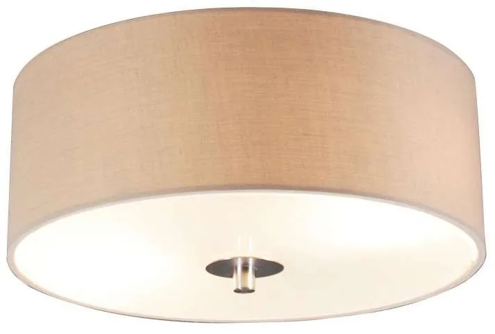 Rustikálne stropné svietidlo béžové 30 cm - Drum