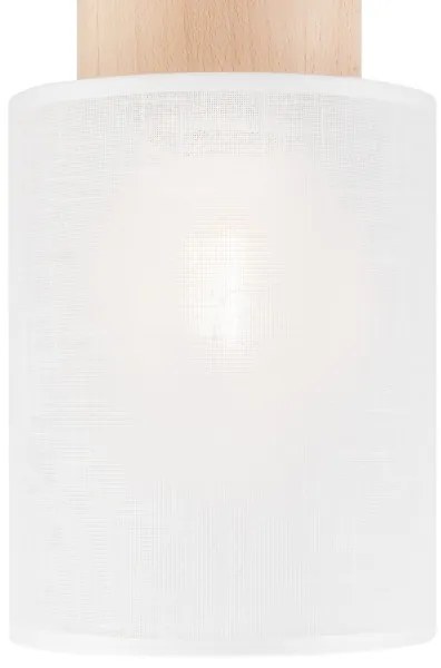 Stropné svietidlo ARI 1xE27/60W/230V pr. 16 cm biela buk