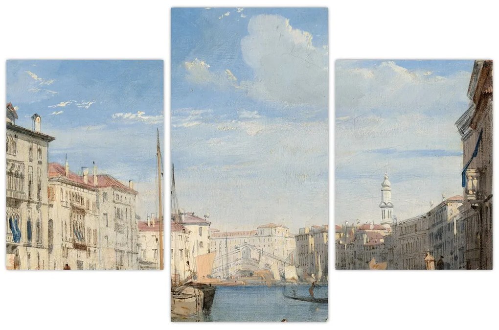 Obraz - Richard Parkes Bonington, The Grand Canal, reprodukcia (90x60 cm)