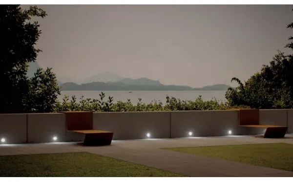 Redo 90044 - LED Vonkajšie zápustné svietidlo INCAS LED/2,3W/230V IP65