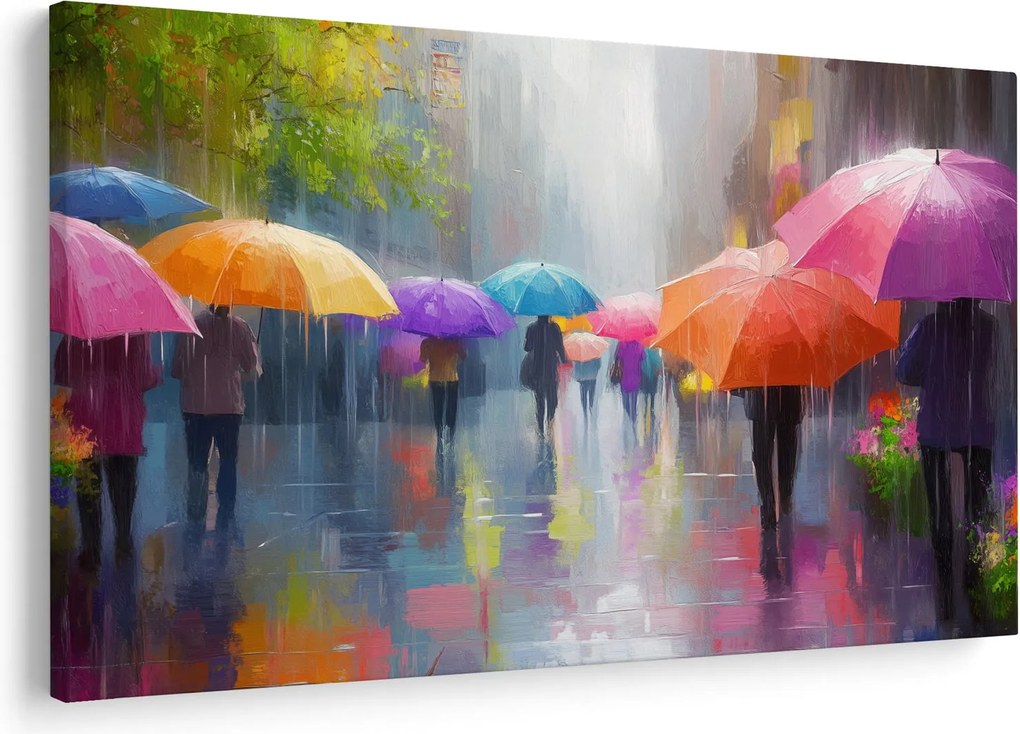 Obraz - Daždivý deň (90x60 cm)