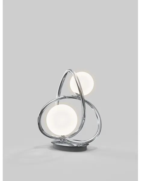 Wofi 8014-207 - LED Stolná lampa NANCY 2xG9/3,5W/230V lesklý chróm