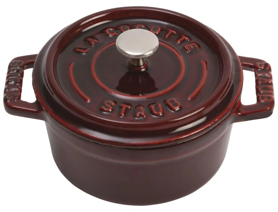 Staub Hrniec STAUB okrúhly 10 cm vínový 0,25l