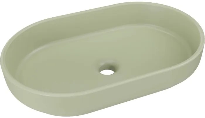 Koupelnová sestava Ovalia River s deskou, umyvadlem a skříňkami 80 cm dub Cremona