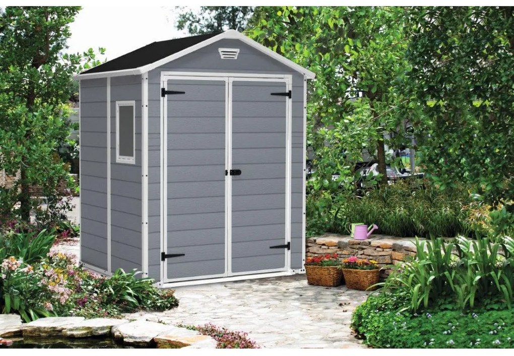 Keter MANOR 6 x 5 DD šedý / biely