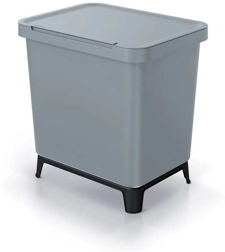 Odpadkový kôš, 2 x 10 l, sivá
