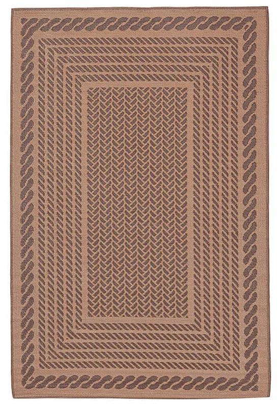 Vonkajší koberec sankas 180 x 270 cm hnedý MUZZA