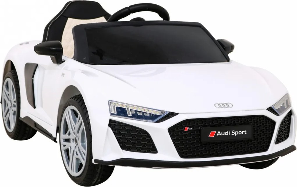 Ramiz Elektrické autíčko Audi R8 Lift biele + diaľkové ovládanie