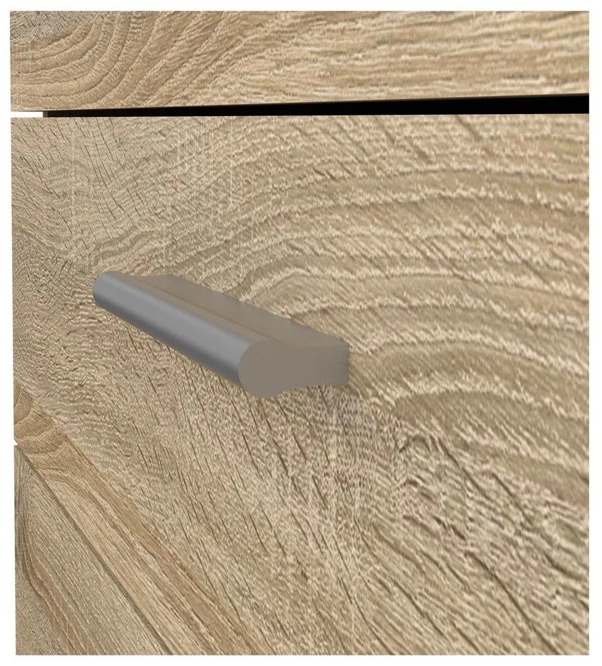 Komoda v dubovom dekore Tvilum Pepe, 80 x 68 cm