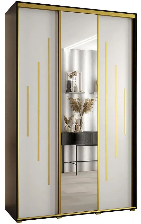 Skriňa 45 Canaris 13 170 čierna/biela/gold