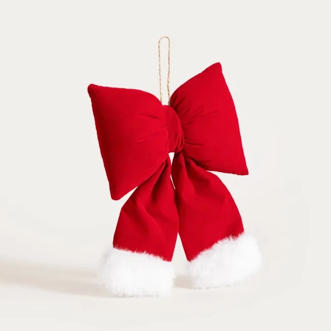 Závesná vianočná dekorácia BOWE mašľa 755101