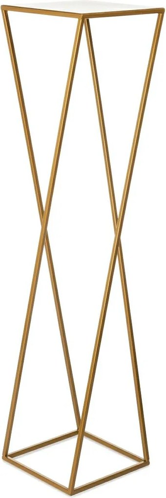 STOJAN NA KVETINÁČ LOFT4 100X24X24 CM ZLATÁ