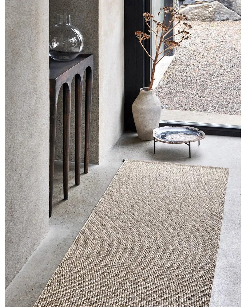 Krémový vnútorný a vonkajší koberec 85x160 cm Effi Mud – Pappelina