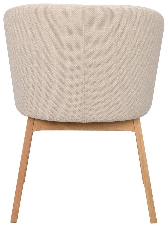 Béžové čalúnené jedálenské kreslá v súprave 2 ks Windham – Rowico