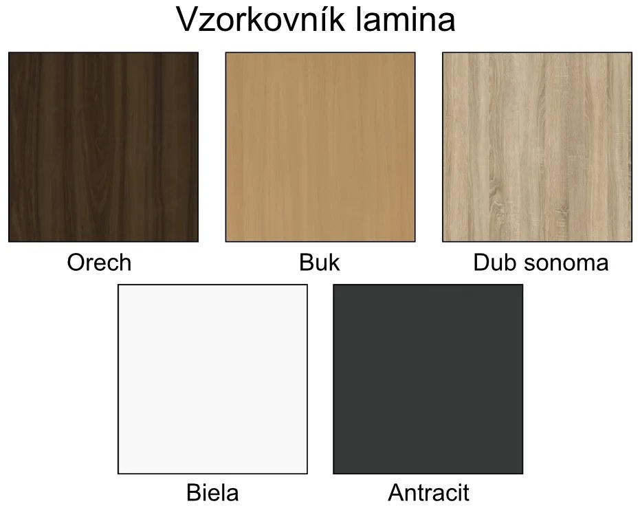 Nabytekmorava Jedálenský set Brooklyn pre 6 osôb, stôl 140x115 cm farba lamina: biela/dub sonoma, čalúnenie vo farbe: SCALA cappuccino 20