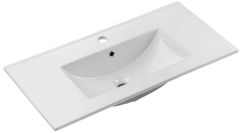 Závesná skrinka Nova Oak I so zápustným umývadlom 80 cm dub coast evoke