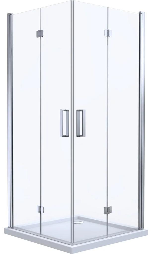 Oltens Byske sprchovací kút 90x90 cm obdĺžniková chromová lesklé/priehľadné sklo 20002100
