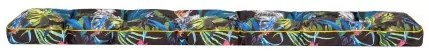 Záhradný vankúš na lavičku ETNA 120x40 cm, farebné listy