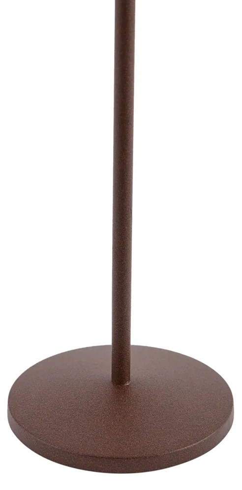Stolná lampa hrdzavohnedá vrátane LED nabíjateľná s nabíjacou stanicou IP65 - Raika