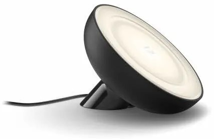 PHILIPS HUE Stolná múdra LED stmievateľná lampa HUE BLOOM s funkciou RGB, 7,1 W, teplá biela-studená biela, čier