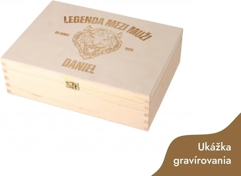 ČistéDrevo Drevená krabička II