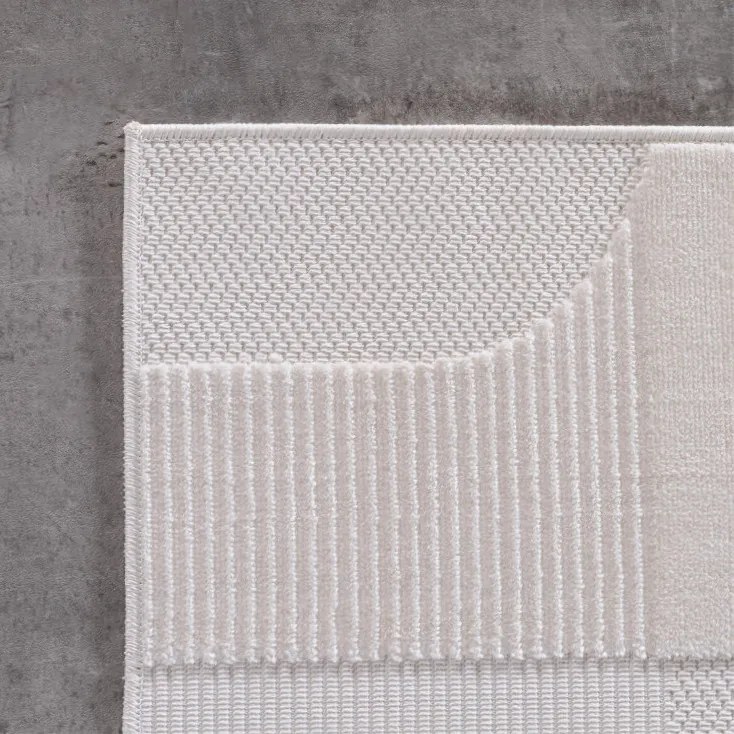 Kusový koberec Doha 1651 Cream, 140x200, biela, chodba / predsieň, Ayyildiz