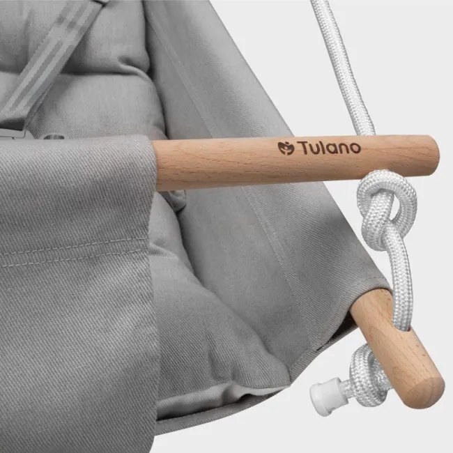 Detská hojdačka 3v1 Hop 40 sivá / biela