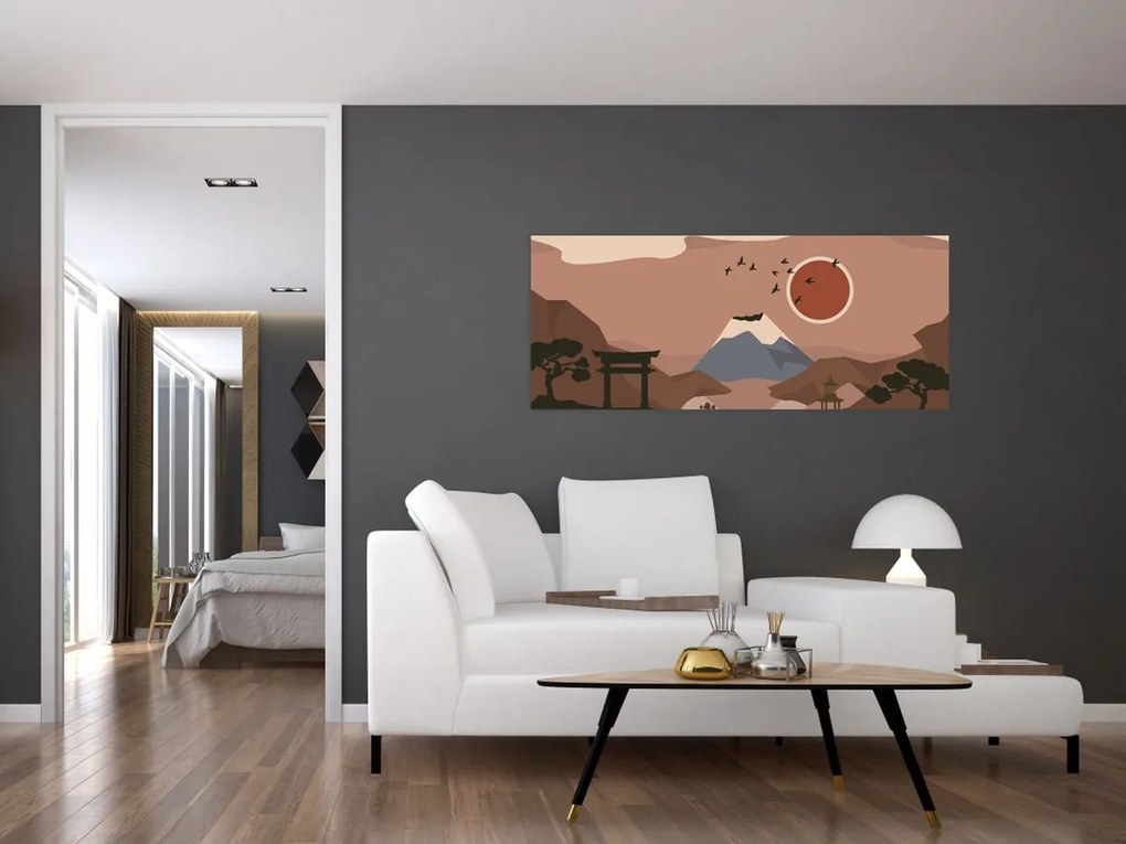 Obraz - Japonsko N⁰1 (120x50 cm)