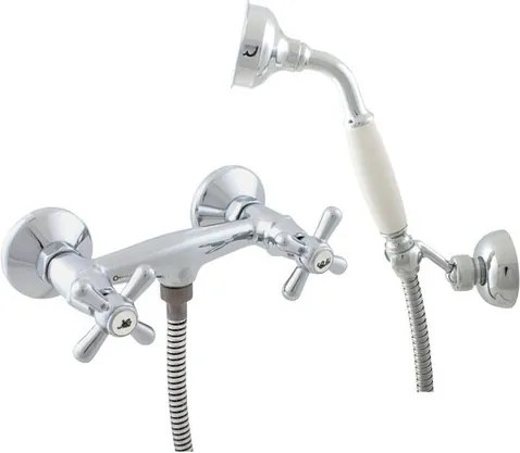 Sprchová batéria RAV Slezák MORAVA so sprchovacím setom 100 mm chróm MK180.0/2