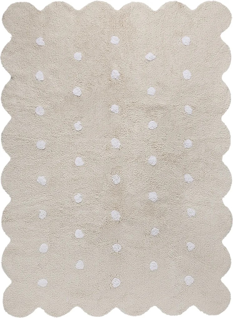 Lorena Canals koberce Ručně tkaný kusový koberec Biscuit Beige - 120x160 cm