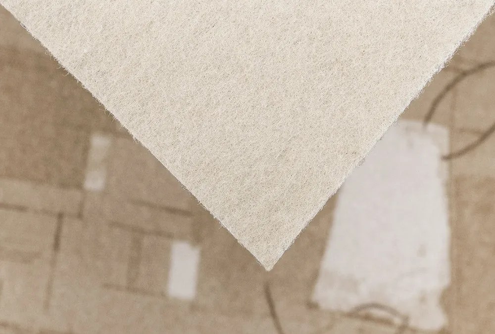 AladinWorld Expres, Metrážny koberec Libra 35, na mieru, šíře 4m,5m, béžová, filc, chodba / predsieň