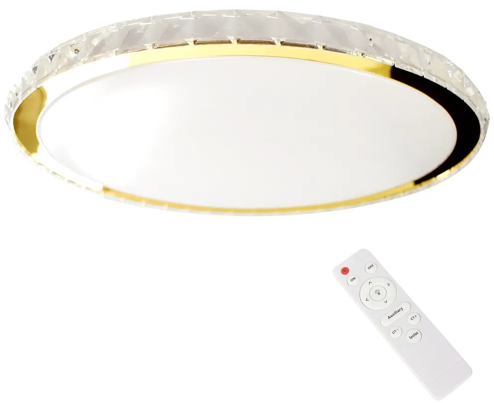 EUlight Stropné LED svietidlo Layla, 1x LED 50w, 3000-6000k, w/g, s ovládačom