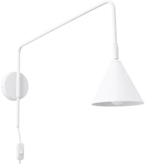 Sollux SL.1696 - Nástenná lampa NOX 1xE14/10W/230V biela