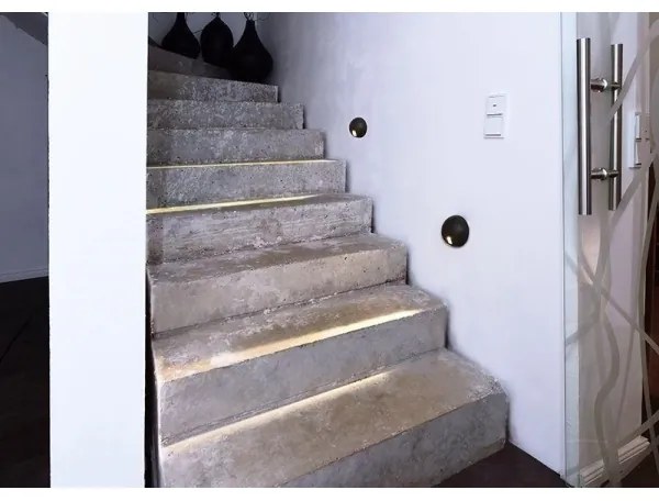 Deko-Light 731111-LED Vonkajšie nástenné svietidlo AQUILAE 3,5W/230V IP65 antracit