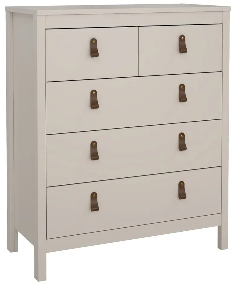 Sivobéžová komoda 82x99x38 cm Madrid – Tvilum