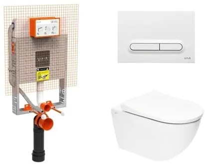 Závesný WC set na zamurovanie Vitra S60 SIKOVZW3